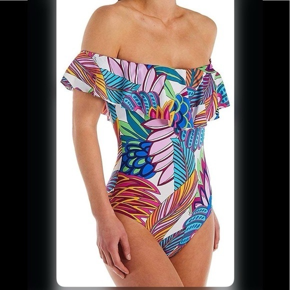 Trina Turk Other - 22. Trina Turk Ruffle Swimsuit